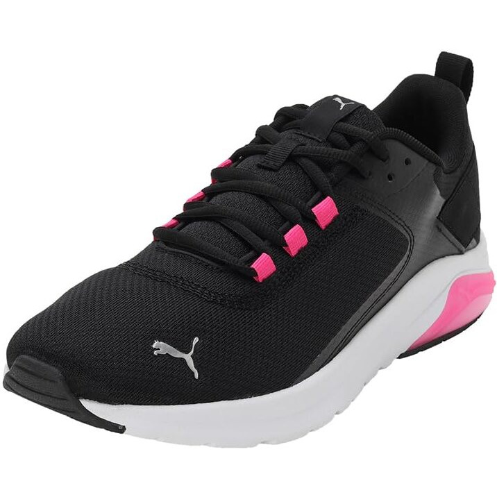 Puma Unisex-Adult Electron E Black-Silver-Ravish Sneaker - 3 UK (38043520)
