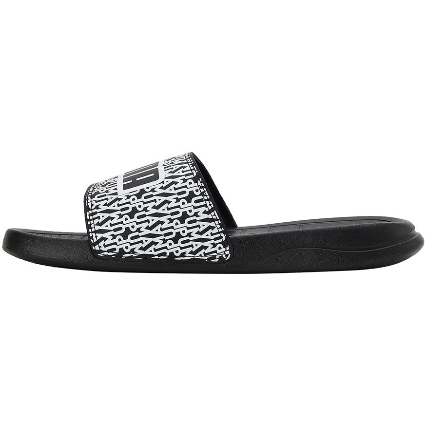 Puma Unisex-Adult Popcat 20 Mono RES, Black-White, Slide, 9UK (39126601)