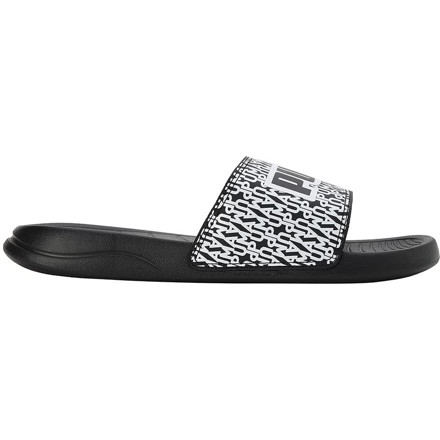 Puma Unisex-Adult Popcat 20 Mono RES, Black-White, Slide, 9UK (39126601)