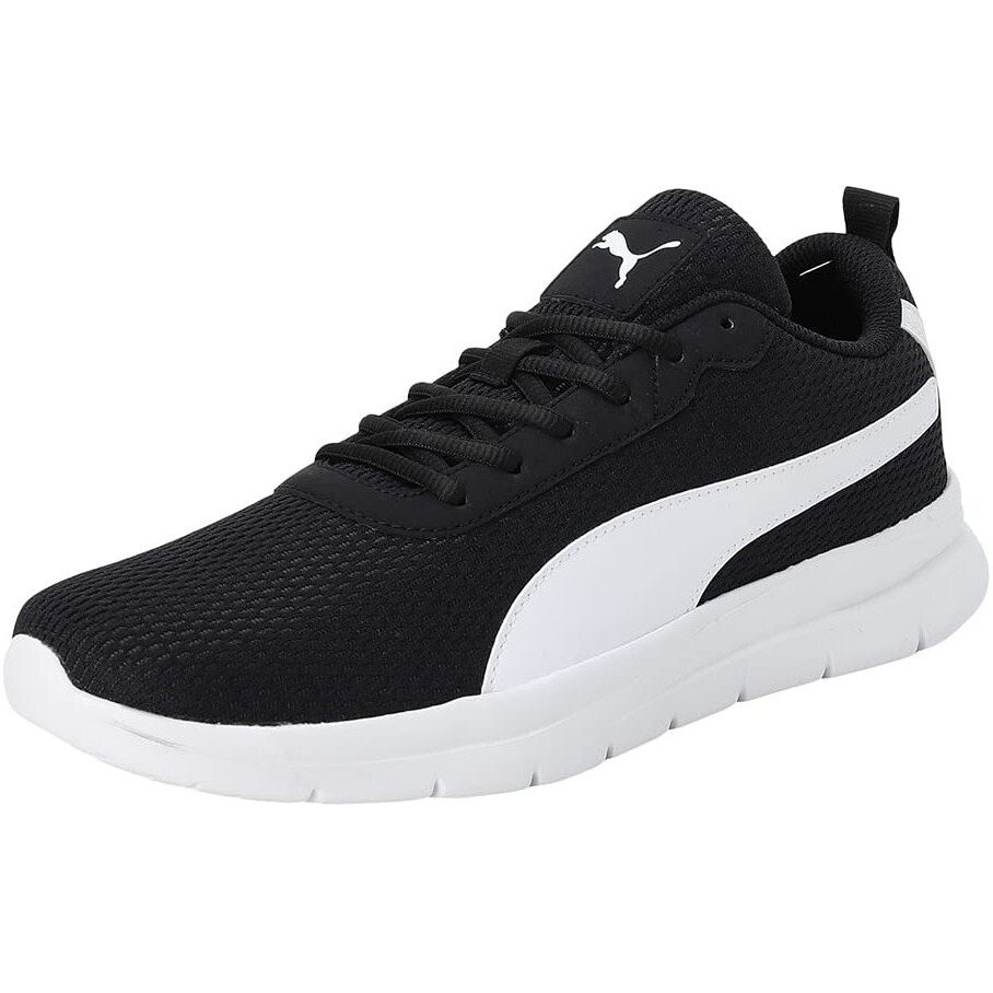 Puma Mens Ultimate Ease Black-White Walking Shoe - 10 UK (37905101)