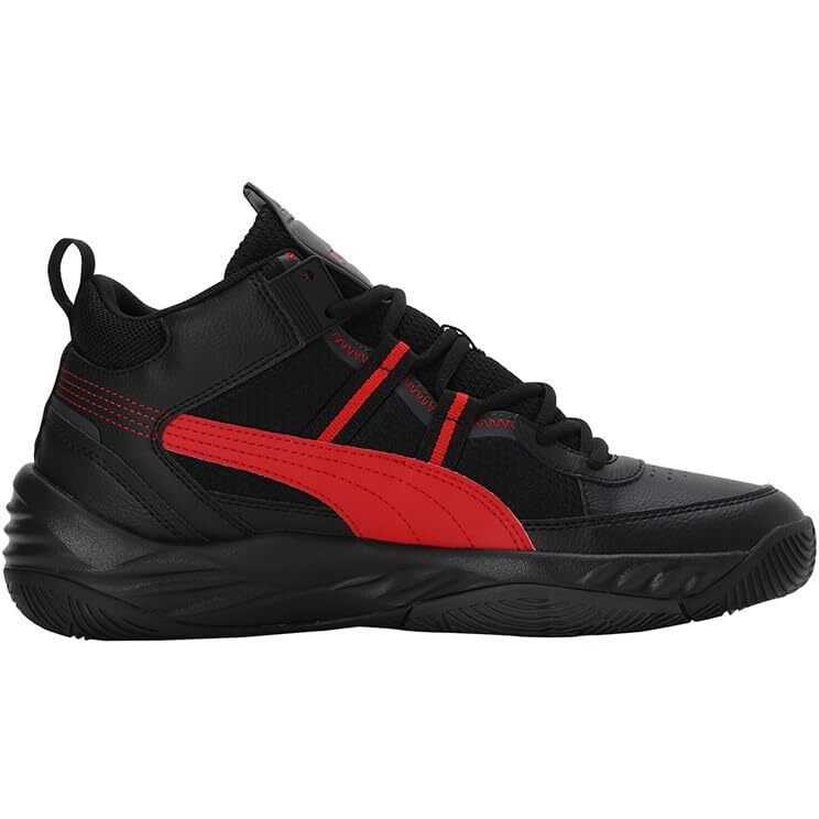 Puma Unisex-Adult Rebound Future NextGen Black-for All Time Red-Dark Coal Sneaker - 12 UK (39232903)