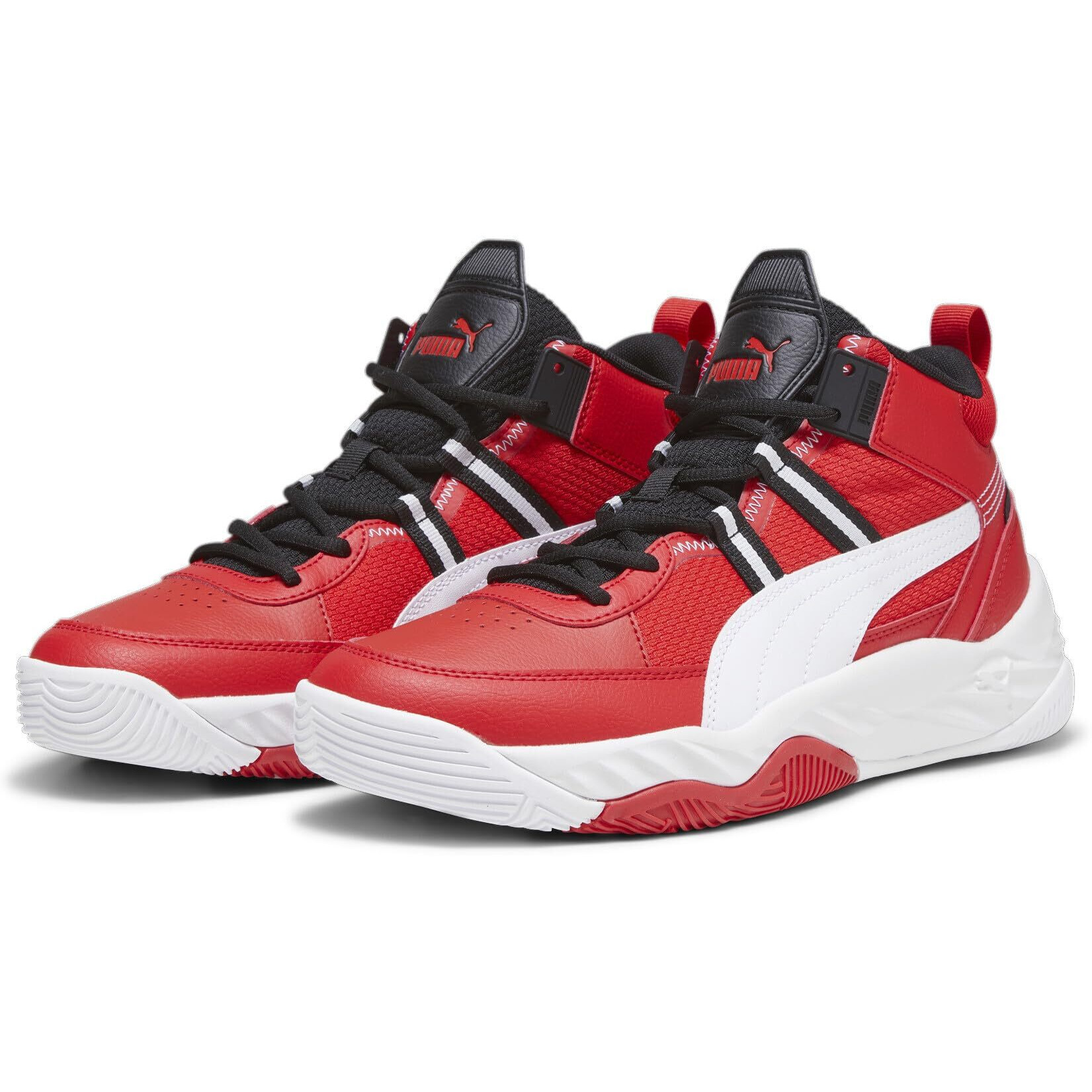 Puma Unisex-Adult Rebound Future NextGen for All Time Red-White-Black Sneaker - 6 UK (39232905)