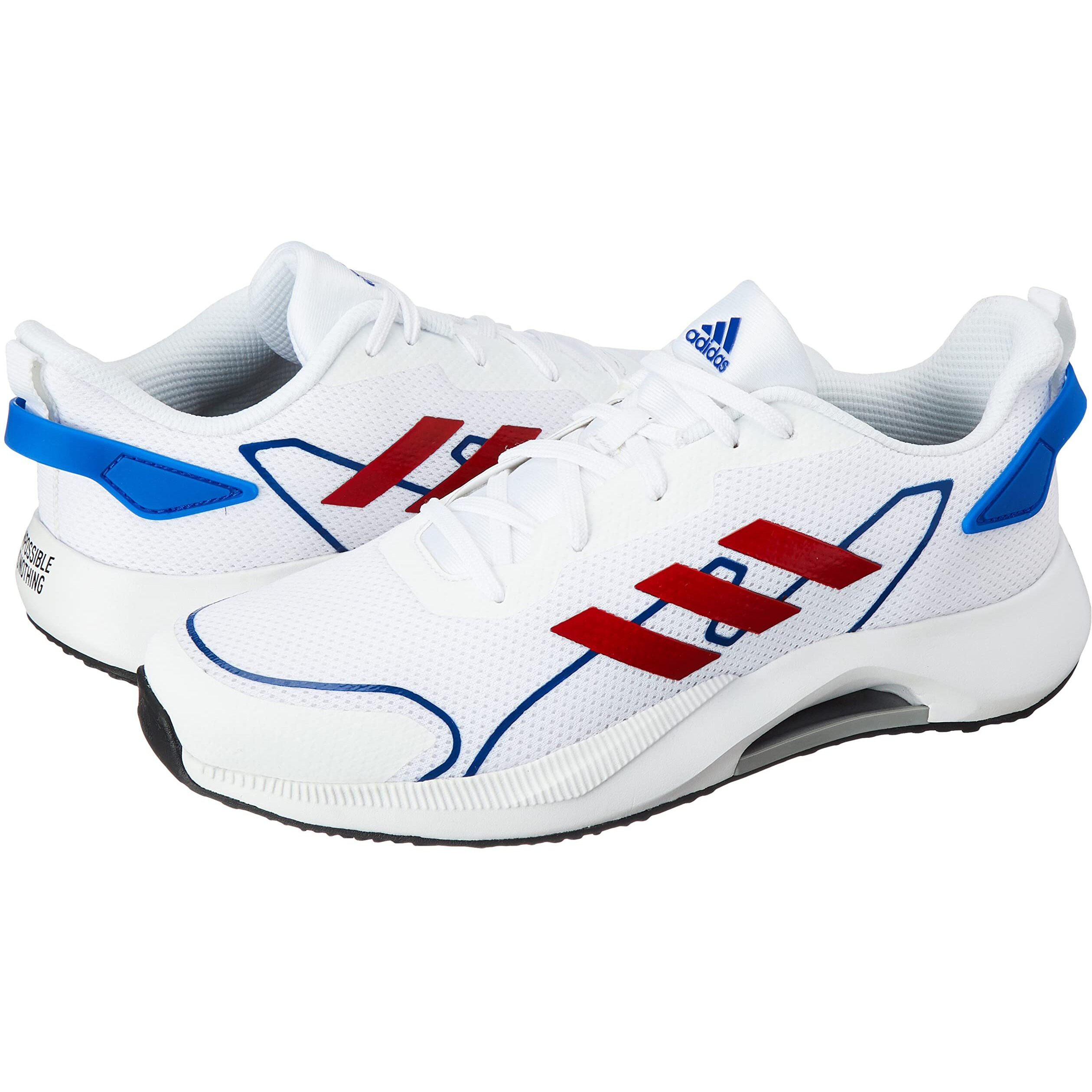 Adidas Mens Runcrypt M FTWWHT/LUCBLU/BETSCA Running Shoe - 9 UK (GC0973)