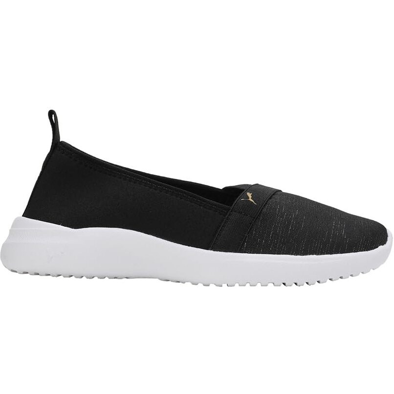 Puma Womens Adelina Space Metallics Black-Gold-White Sneaker - 4 UK (39853801)