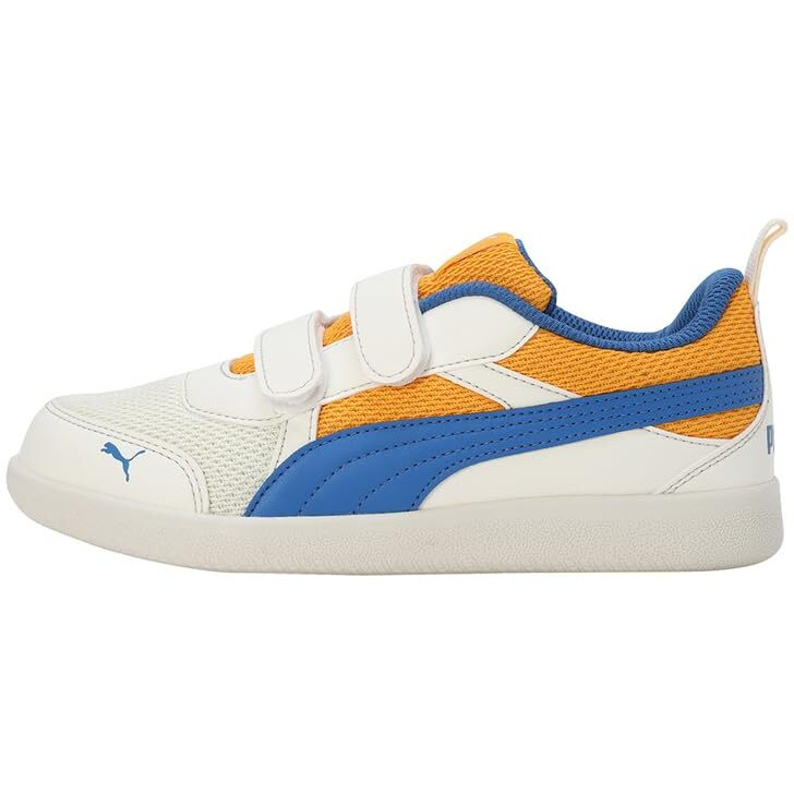Puma Unisex-Kid Carter PS Warm White-Victoria Blue-Tangerine Sneaker - 13 UK (40036102)
