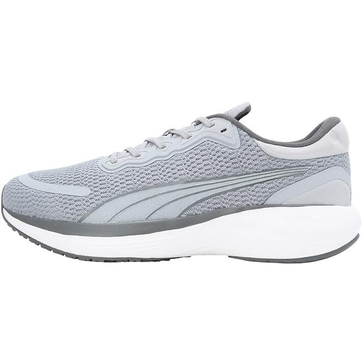 Puma Mens CyclonitePro Res Gray Fog-Cool Dark Gray-White Running Shoe - 10 UK (31136902)