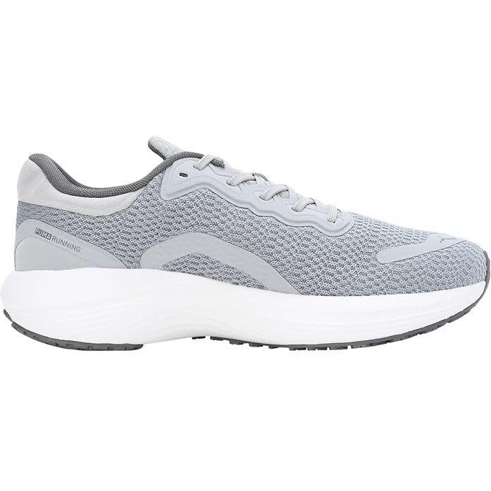 Puma Mens CyclonitePro Res Gray Fog-Cool Dark Gray-White Running Shoe - 10 UK (31136902)