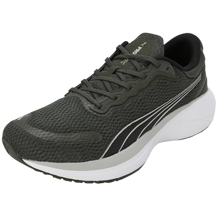 Puma Mens CyclonitePro Res Dark Olive-Black-Desert Dust Running Shoe - 11 UK (31136903)