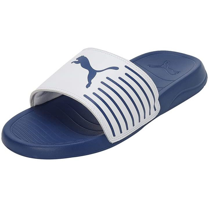 Puma unisex-adult Geo Clyde Royal-White Slide Sandal - 8 UK (39453805)