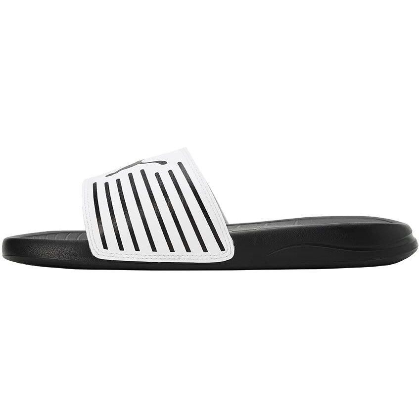 Puma unisex-adult Geo Black-White Slide Sandal - 6 UK (39453802)