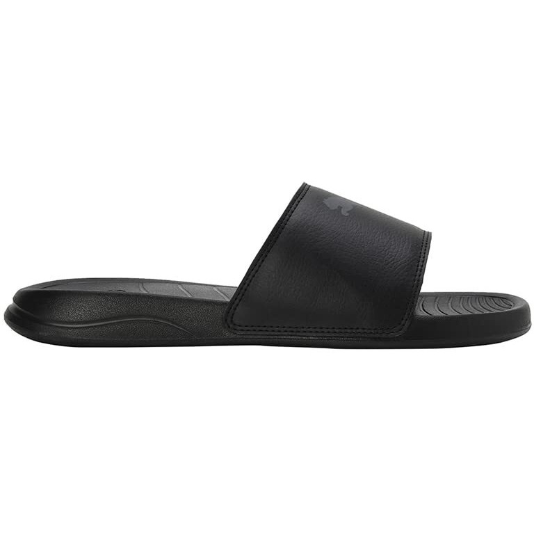Puma unisex-adult Geo Black-Cool Dark Gray Slide Sandal - 10 UK (39453801)