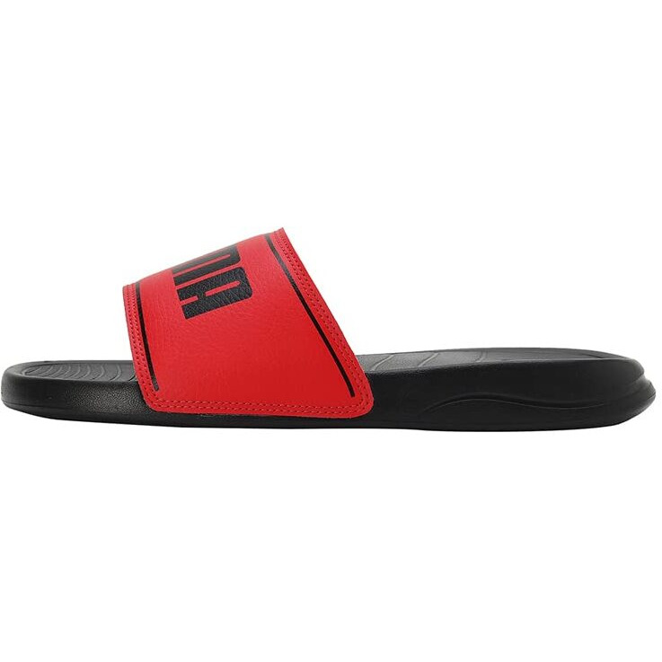 Puma unisex-adult Slide Max Black-For All Time Red Slide Sandal - 9 UK (39453703)