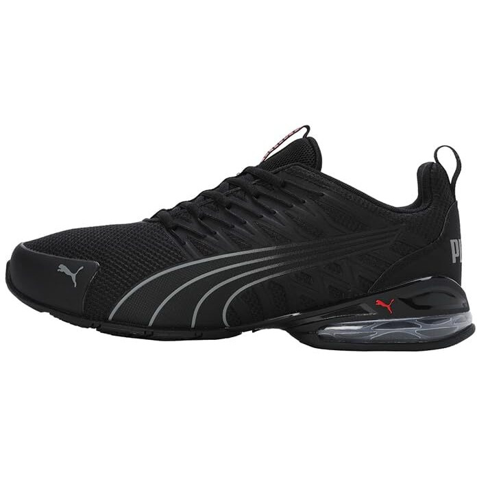 Puma Unisex-Adult Voltaic Evo Black-Stormy Slate-for All Time Red Running Shoe - 6 UK (37960101)
