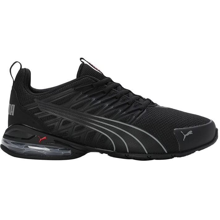 Puma Unisex-Adult Voltaic Evo Black-Stormy Slate-for All Time Red Running Shoe - 6 UK (37960101)