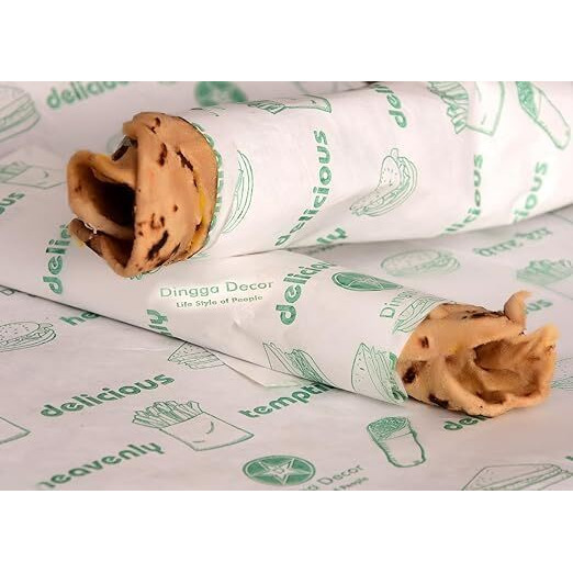 Radiant 25 Meters Food Wrapping Paper, Re-heatable Non Stick Paper,Premium Non-Stick Butter Wrapping Paper White, 28 cm x 25 m Roll (25 mtr)