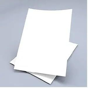 Eclet A4 Size, 300 GSM Smooth Finish Ivory Drawing Paper Sheets, White, 16.5 Inch x 11.75 Inch, Combo Pack of 20 Sheets