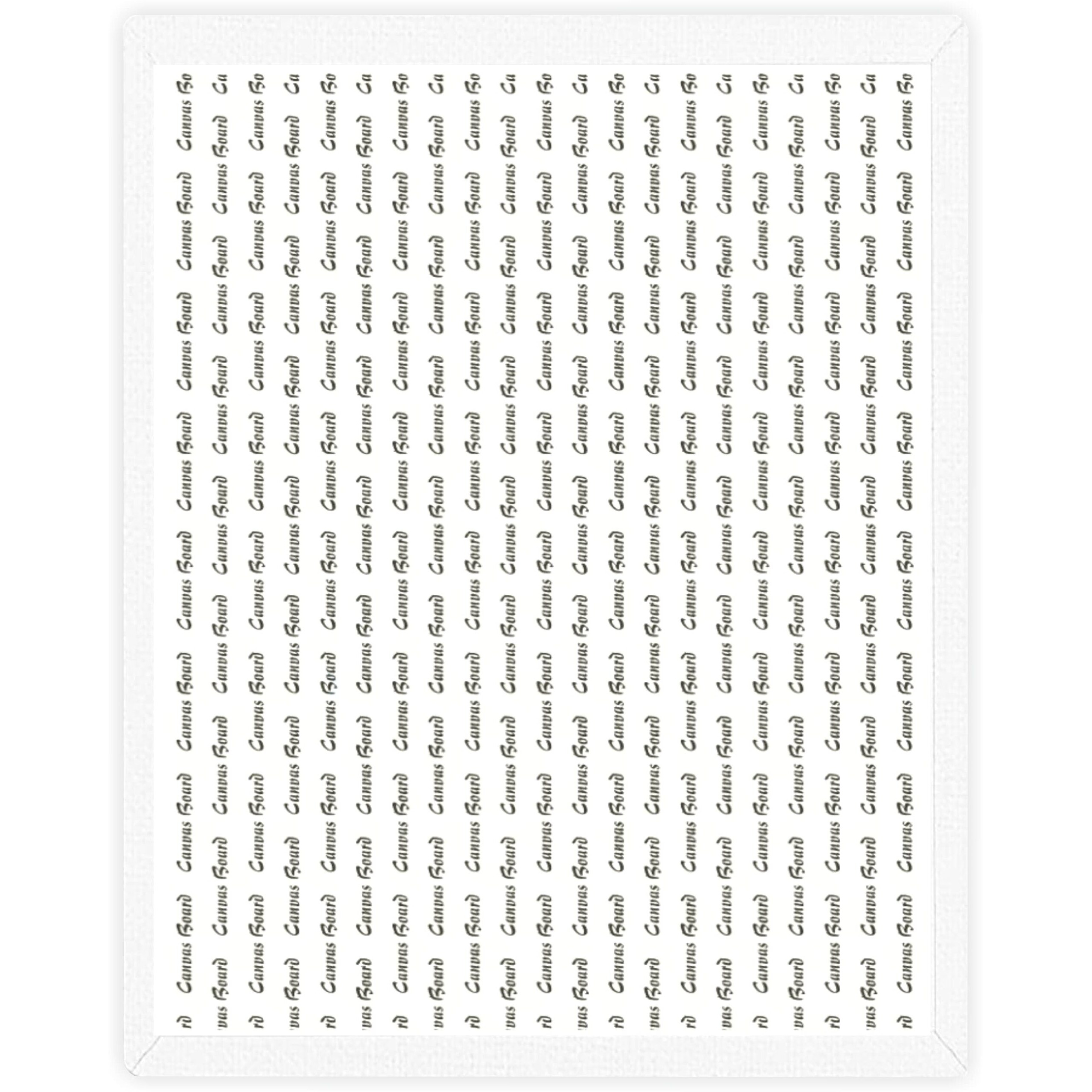 Variety Canvas 10 Pieces 10 x 12 Inch, A4 Size Canvas Boards for Painting, Acrylic Oil Painting Board Set (White)