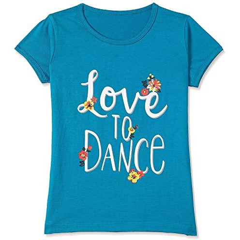 T2F Girls Regular Fit Cotton Round Neck T-Shirt (Pack of 5) (GLS-TSRT-01_Multicolor 5_2-3 years)