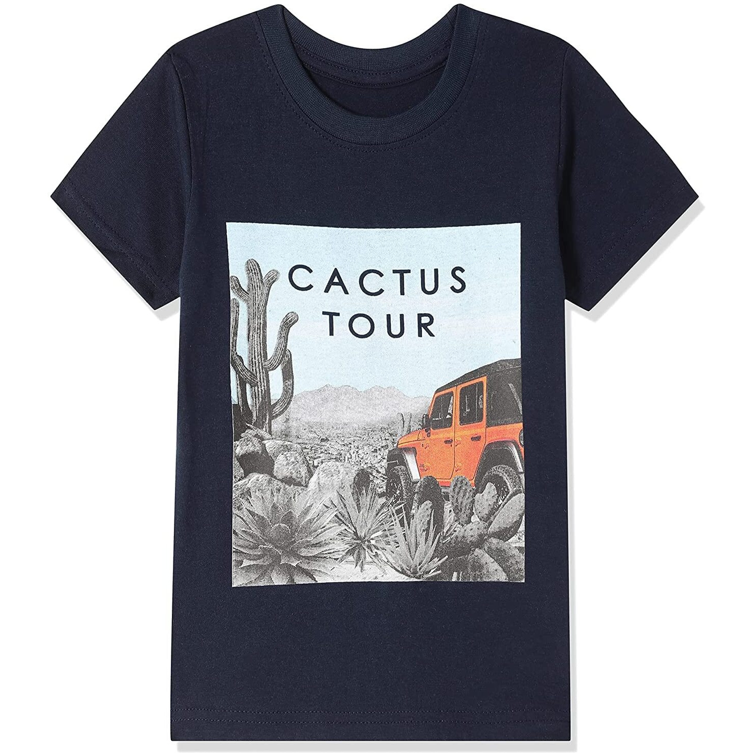 T2F Boy's Solid Regular Fit T-Shirt (BYS-TSRT-16_Multicolor 5 2 3 Years)