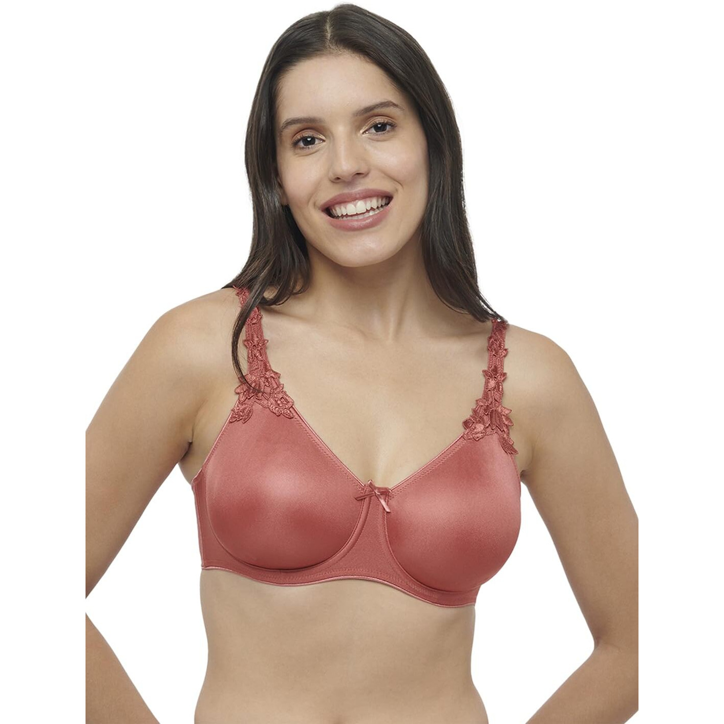 Triumph International Women's Non Padded | Underwired | Minimizer 36D Neutral Beige | Polyester Full-Coverage Bra | Pack of 1