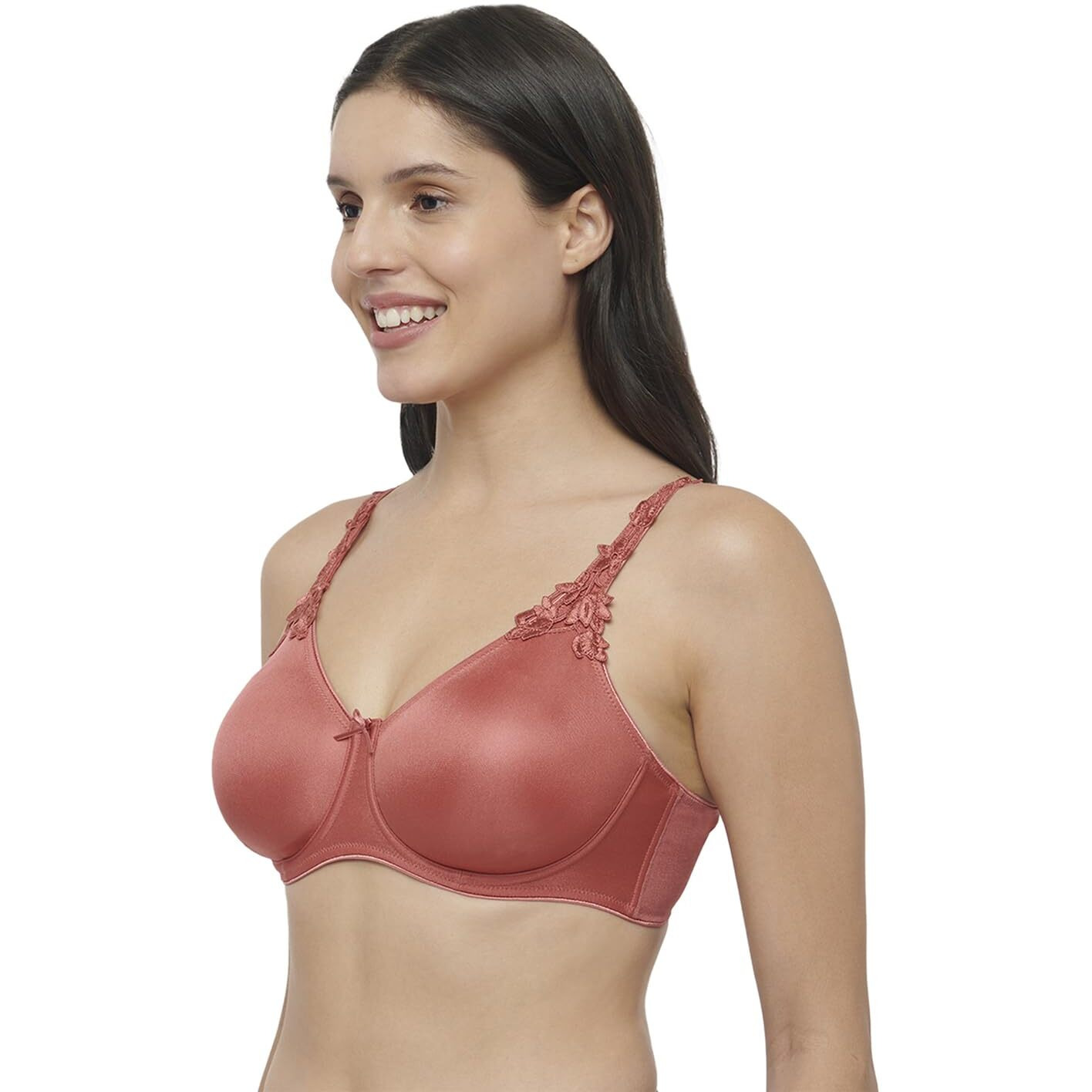 Triumph International Women's Non Padded | Underwired | Minimizer 36D Neutral Beige | Polyester Full-Coverage Bra | Pack of 1