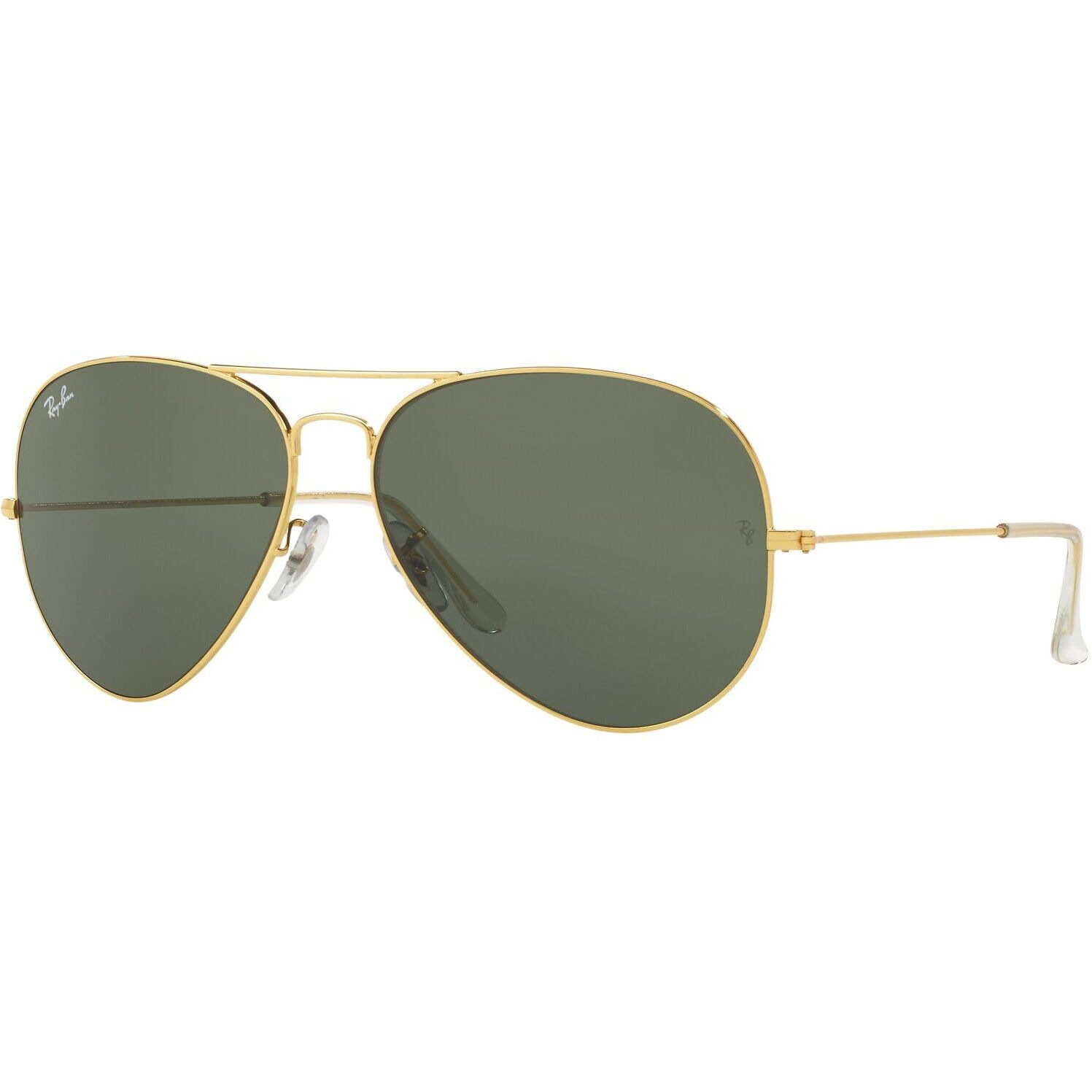 Ray-Ban Unisex UV Protected Green Lens Pilot Sunglasses - 0RB3026IW202762