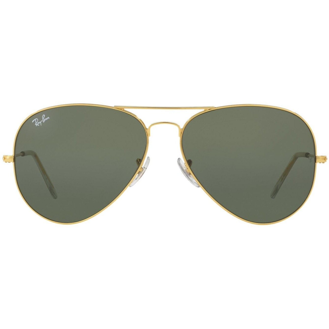 Ray-Ban Unisex UV Protected Green Lens Pilot Sunglasses - 0RB3026IW202762