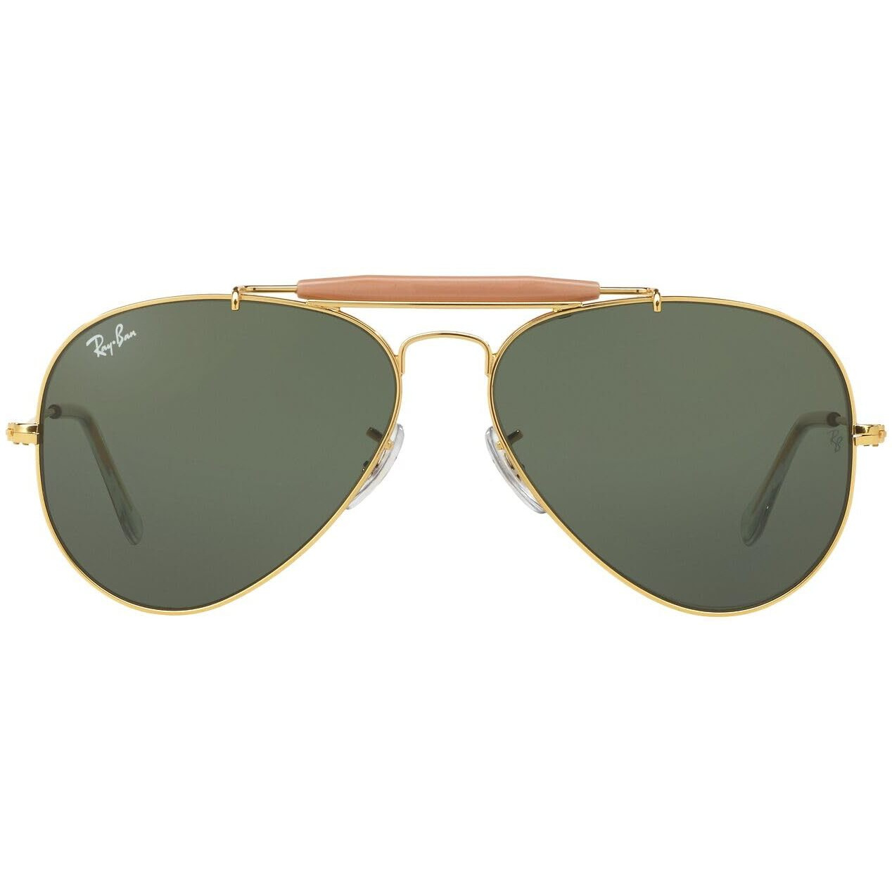 Ray-Ban Unisex UV Protected Pilot Sunglasses (Gold, 58 mm)
