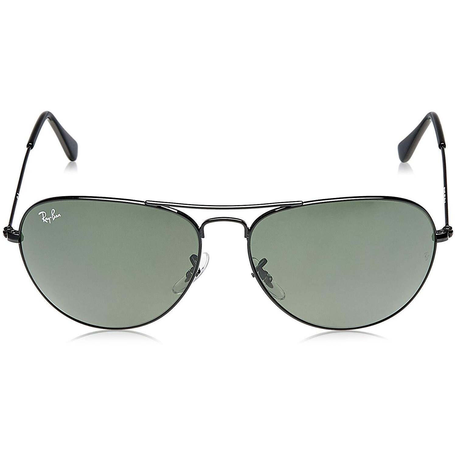 Ray-Ban UV Protected Pilot Sunglasses for Men( 0RB3432I|59 mm|Crystal Green)