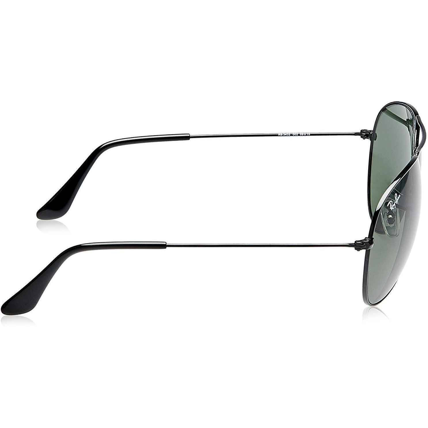 Ray-Ban UV Protected Pilot Sunglasses for Men( 0RB3432I|59 mm|Crystal Green)