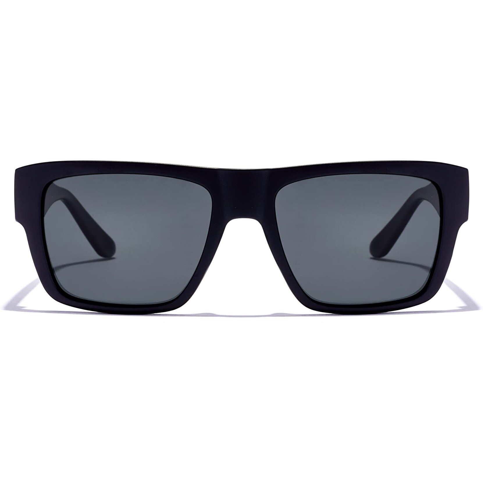 Hawkers Men's - Women's Black Square Polarized | Uv Protection (Uv 400) Grey Lens Large Sunglasses - Hwai22Bgtp