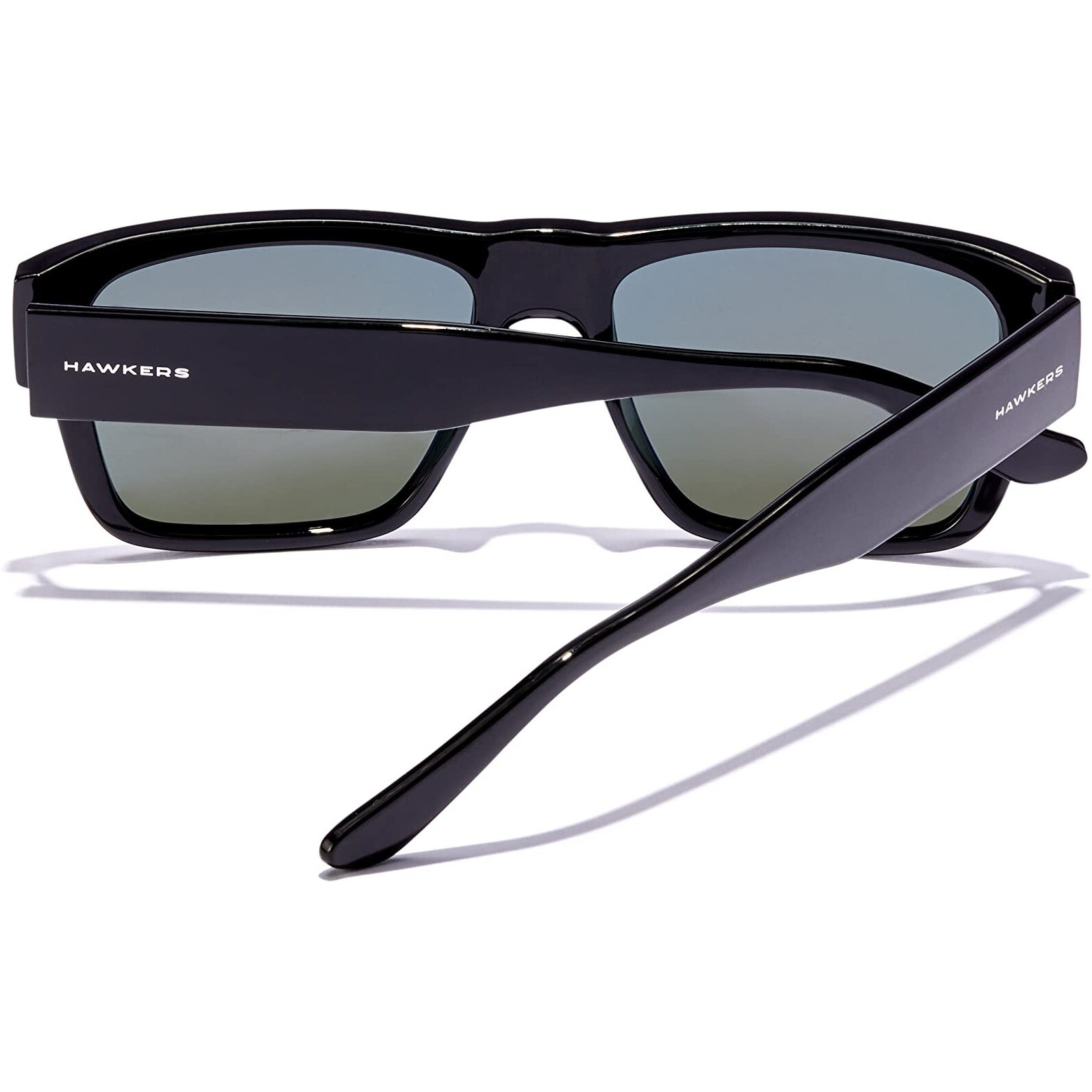 Hawkers Men's - Women's Black Square Polarized | Uv Protection (Uv 400) Grey Lens Large Sunglasses - Hwai22Bgtp