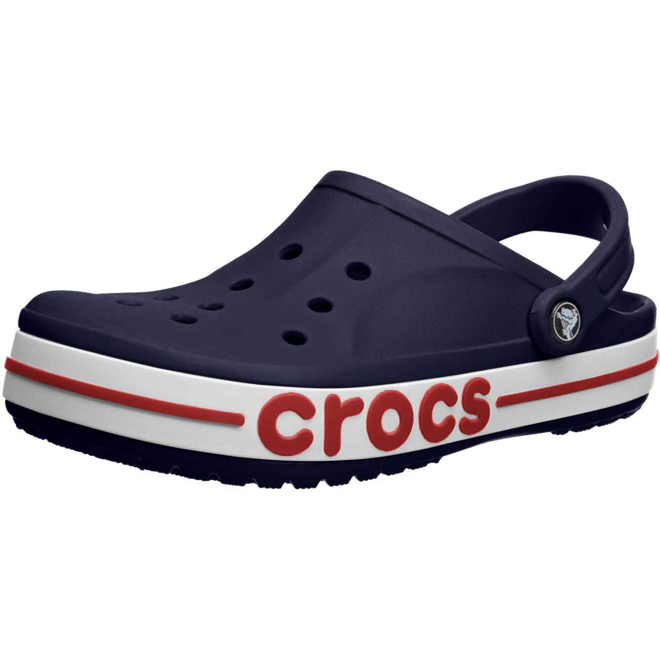crocs unisex-adult Bayaband Clog NAVY/PEPPER Clog - 7 UK Men/ 8 UK Women (M8W10) (205089-4CC)