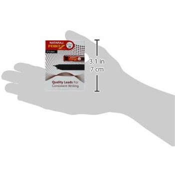 NATARAJ Lead Pointz 0.7mm 2BH Refill for Mechanical Pencils, Smooth Dark Lead, Break Resistant, Comfortable Grip for Writing, Everyday Writing Activities (Pack of 10)