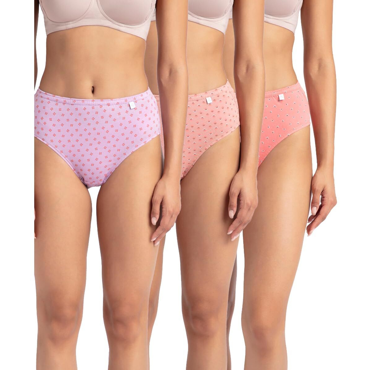 Jockey Women's Cotton Hipster (Pack of 1) (1406_Light Prints_XL_Light Print_Multicolor_XL)