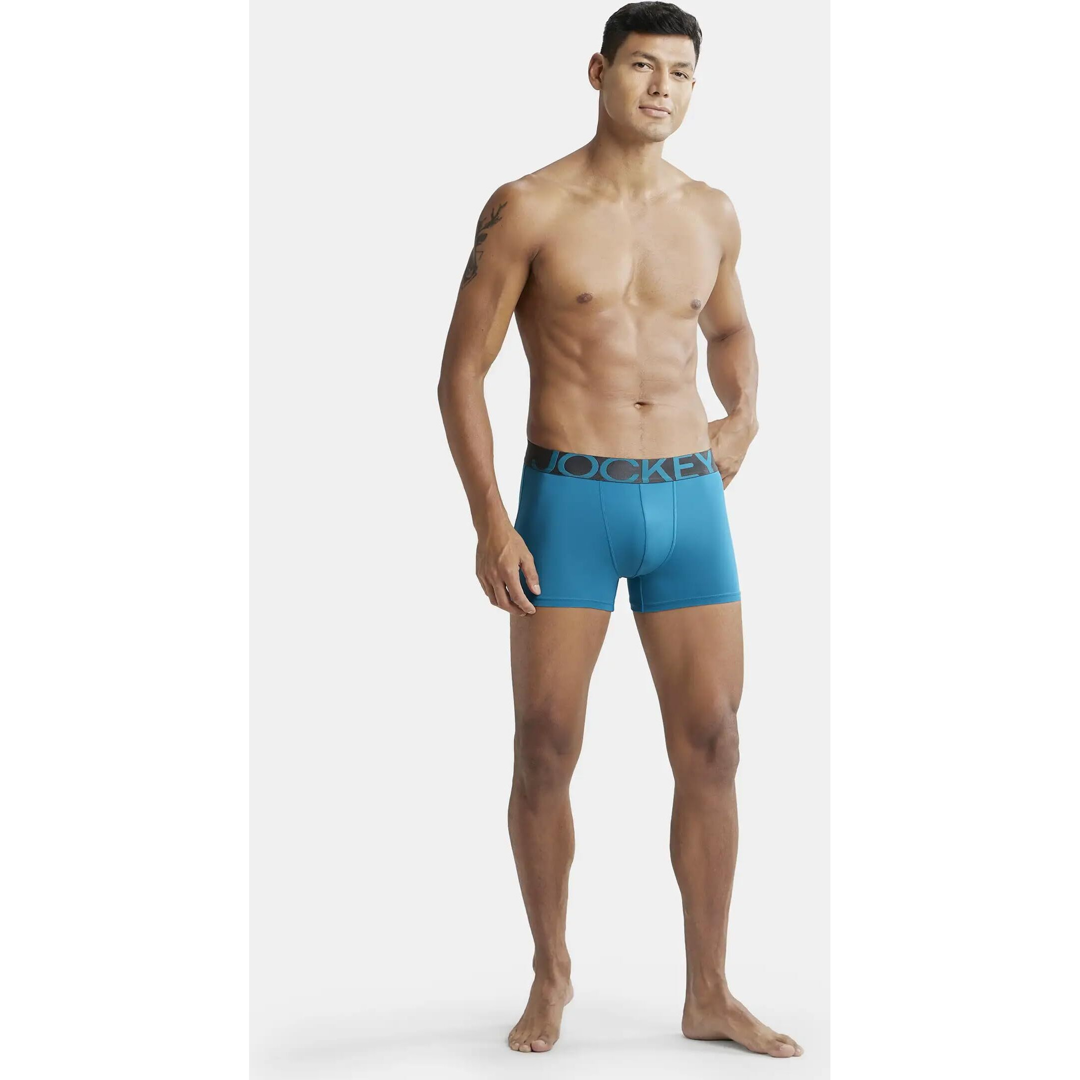 Jockey Men's Cotton Trunks (Pack of 1) (IC28-105_Ocean Depth_Medium_Ocean Depth_Blue_M)