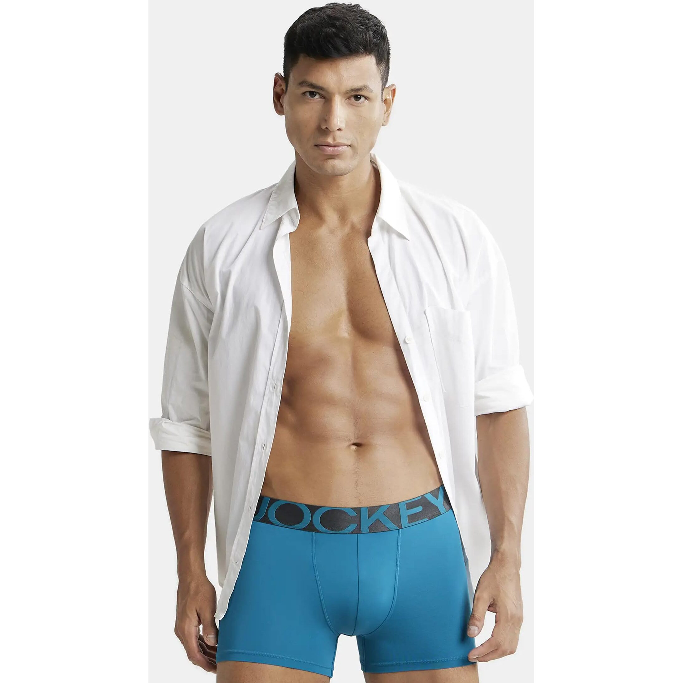 Jockey Men's Cotton Trunks (Pack of 1) (IC28-105_Ocean Depth_Medium_Ocean Depth_Blue_M)