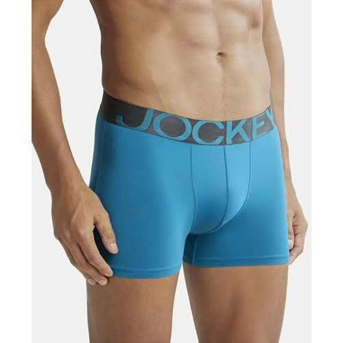 Jockey Men's Cotton Trunks (Pack of 1) (IC28-105_Ocean Depth_X-Large_Grey_Xl)