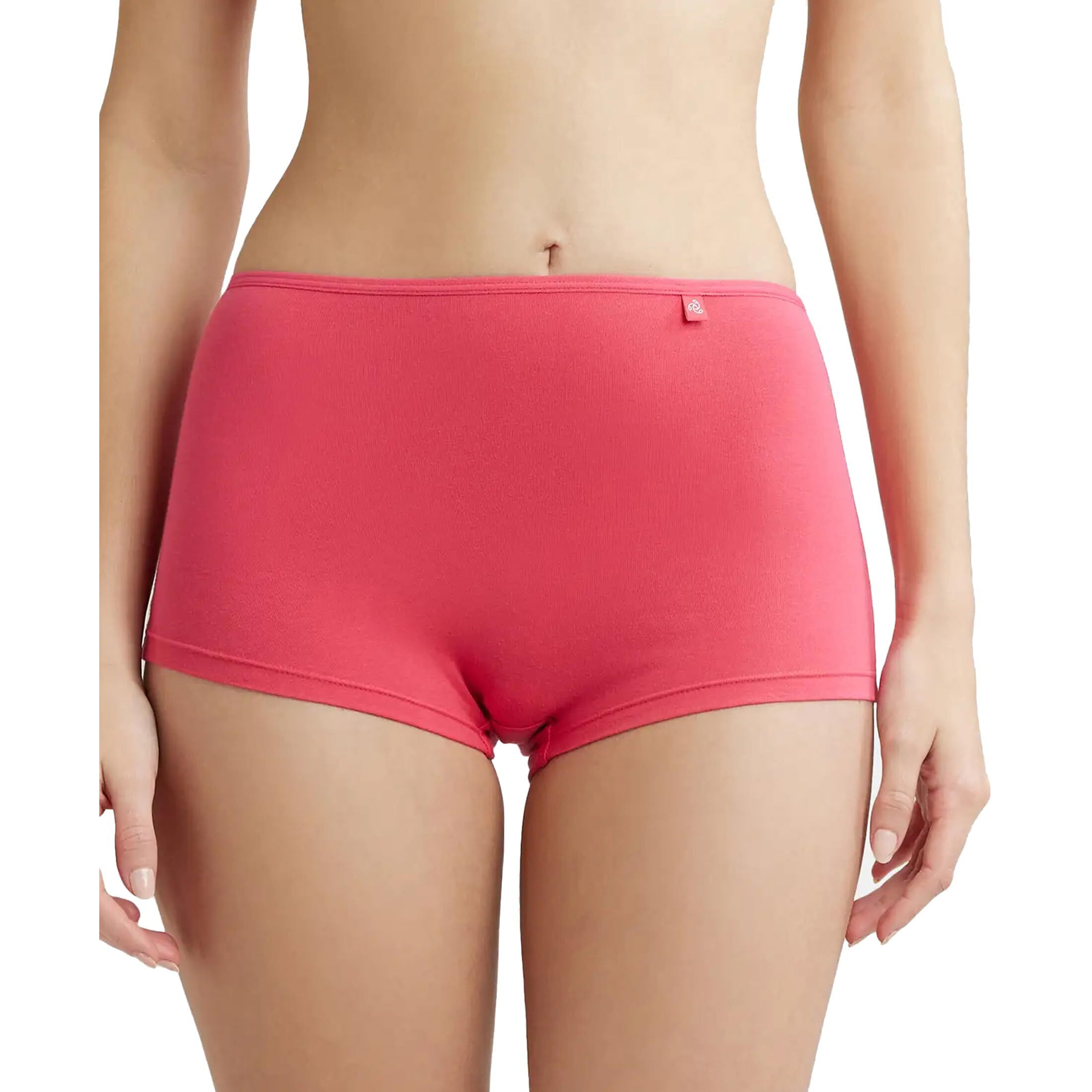 Jockey Women's Cotton Boyshorts (Pack of 1) (SS04_Ruby_X-Large_Ruby_XL)