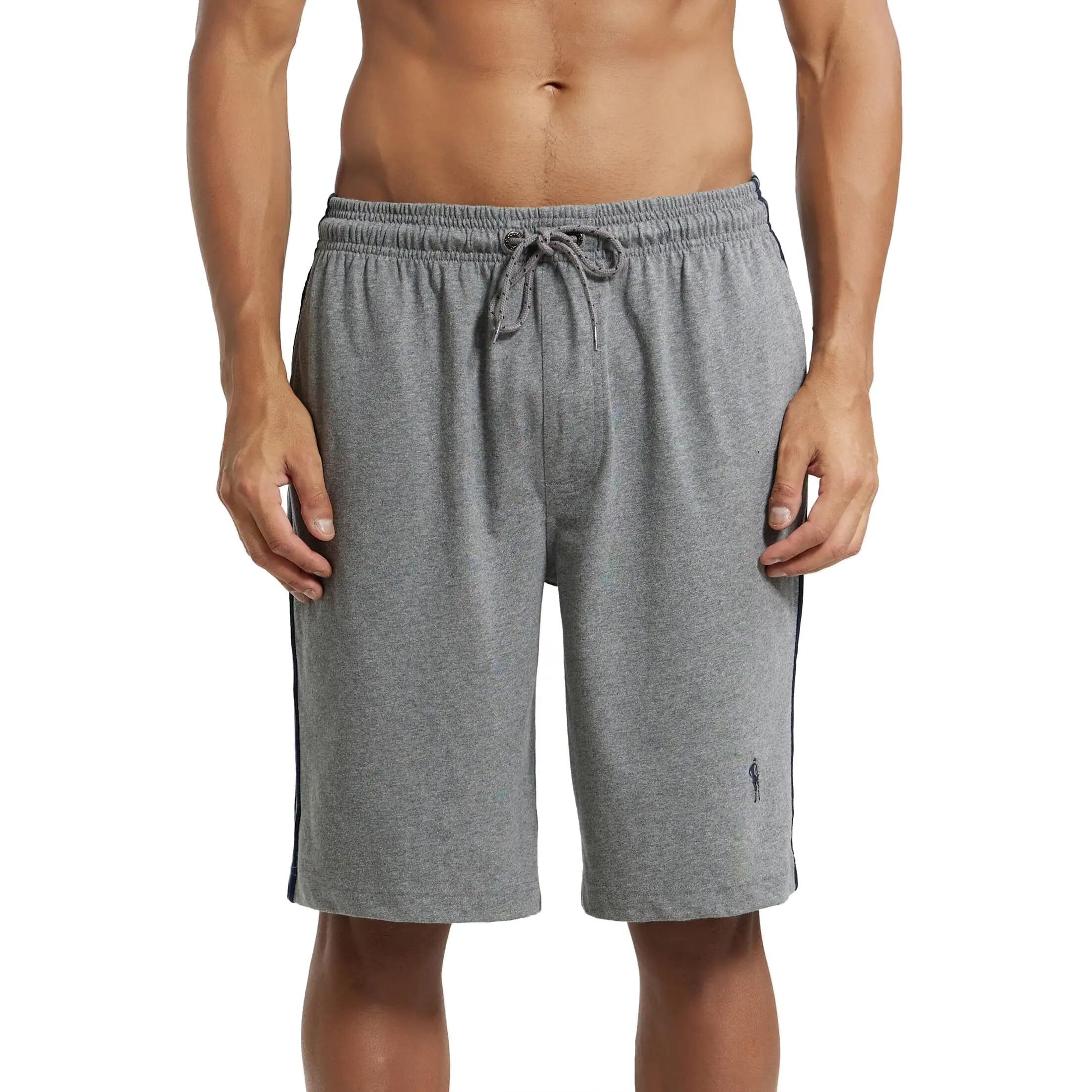 Jockey Men Cotton Shorts (8901326123539_9426_XX-Large_Grey Melange and Navy)