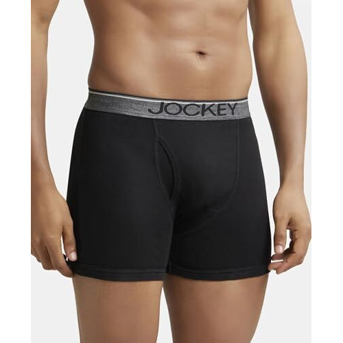 Jockey Men's Cotton Brief 8901326065655 8009-0210-ASSTD Black L (Pack of 2) ( (Color & Prints May Vary)