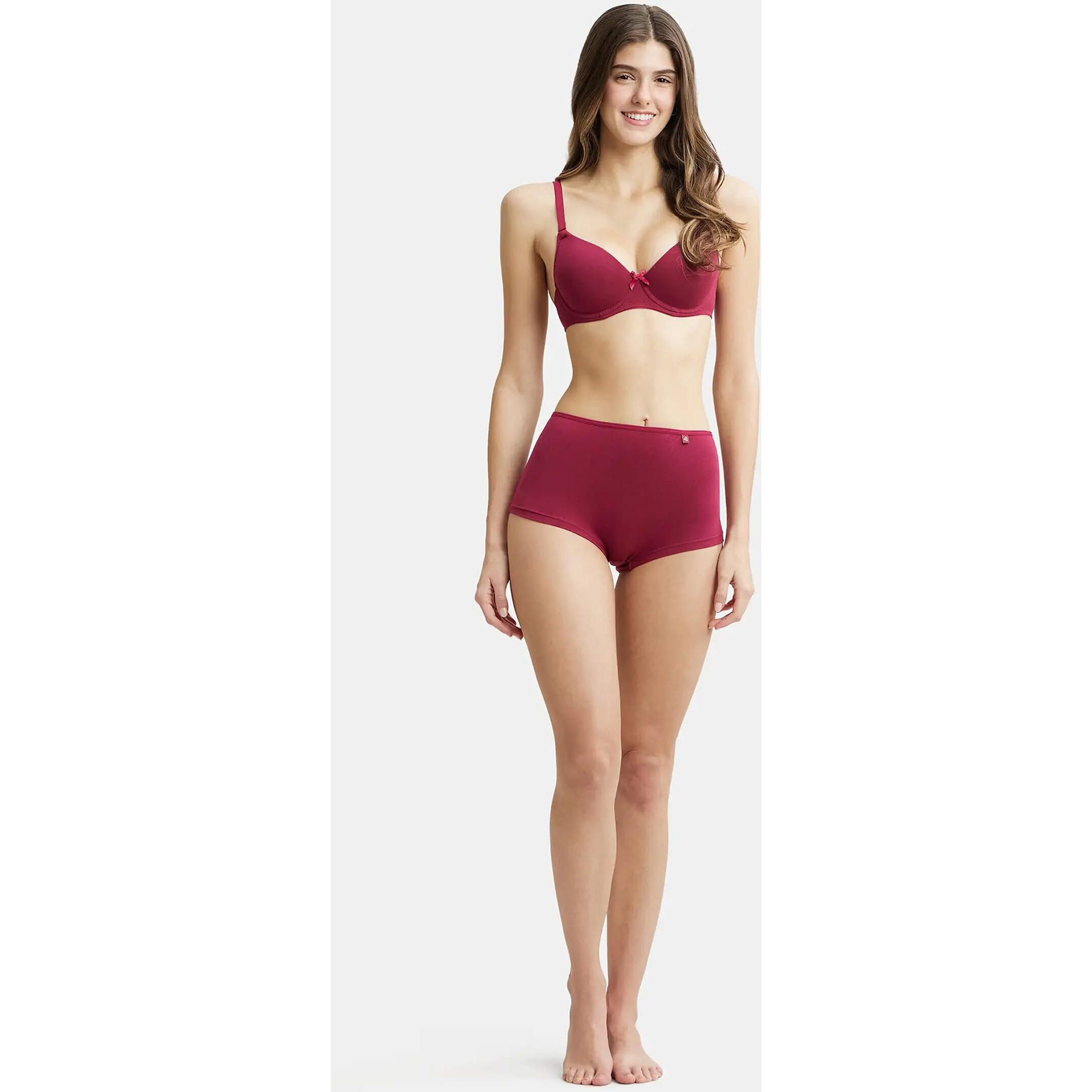 Jockey Women's Cotton Boyshorts (Pack of 1) (SS04_Beet Red_X-Large_Beet Red_XL)