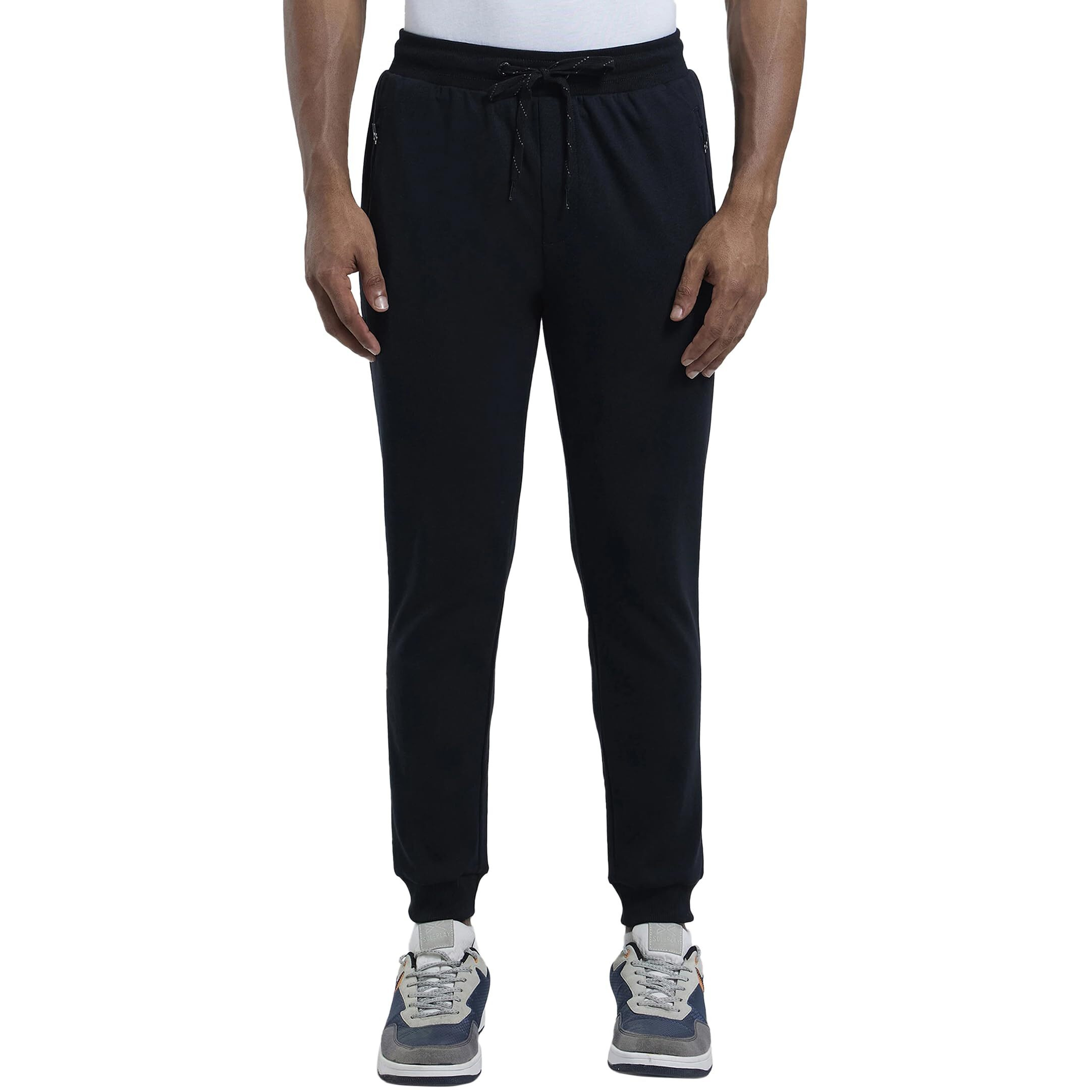 Jockey Men's Relaxed Fit Sweatpants (AM02_Black_Large)