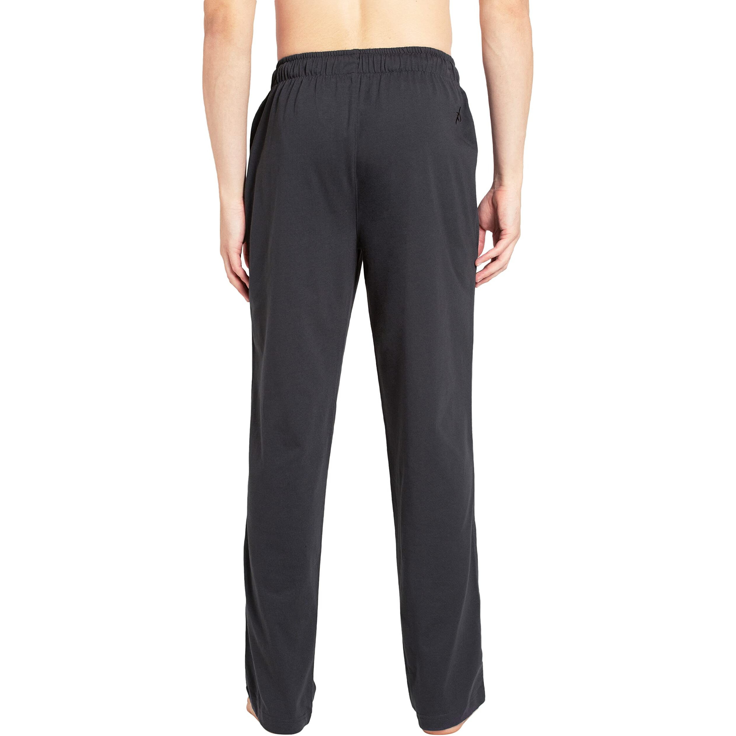 Jockey Men's Relaxed Fit Sweatpants (9500_Graphite & Black_Xx-Large)