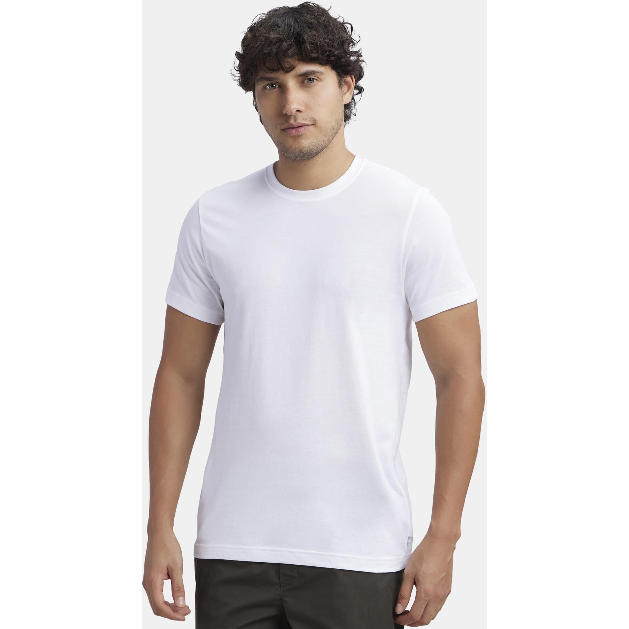 Jockey Men Vest MC06-0105-WHITE_White_Medium_White_M