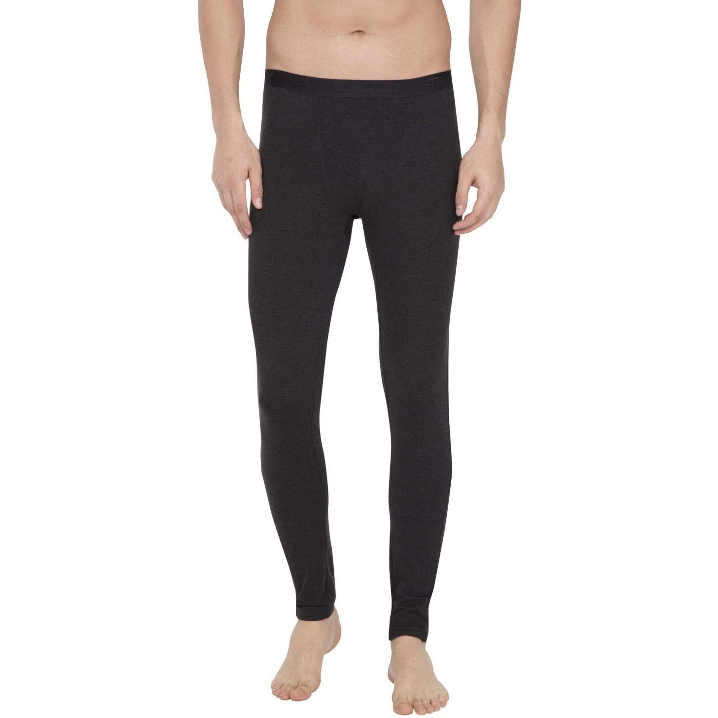 Jockey 2622 Men's Soft Touch Microfiber Elastane Stretch Thermal Long Johns with Stay Warm Technology_Black_M
