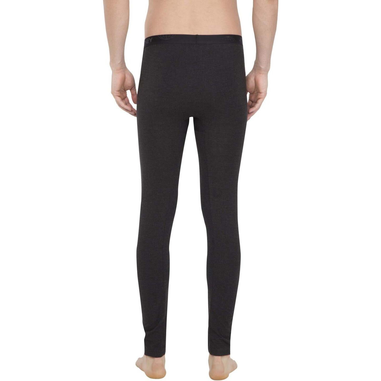 Jockey 2622 Men's Soft Touch Microfiber Elastane Stretch Thermal Long Johns with Stay Warm Technology_Black_M