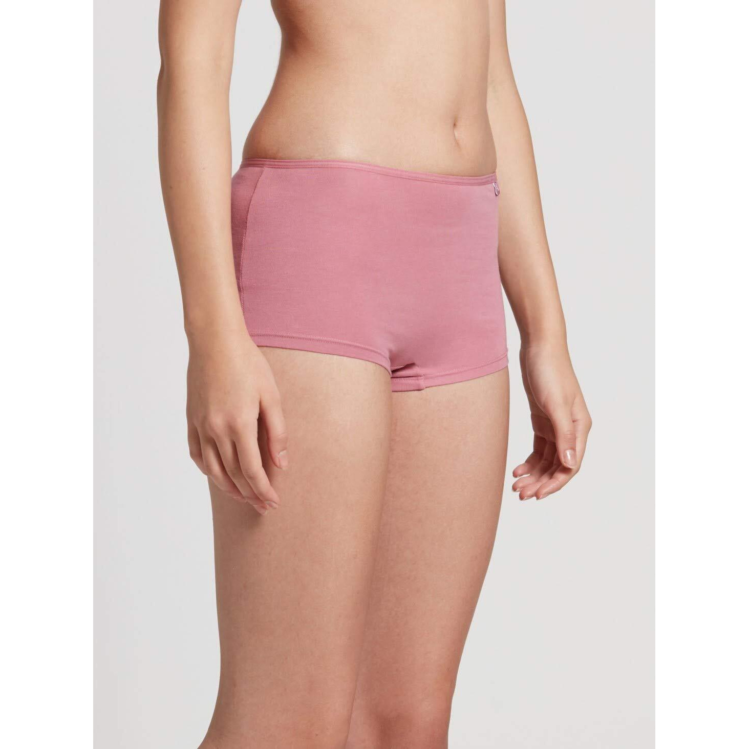 Jockey Women's Cotton Boyshorts (Pack of 1) (SS04_Heather Rose_X-Large_Heather Rose_XL)