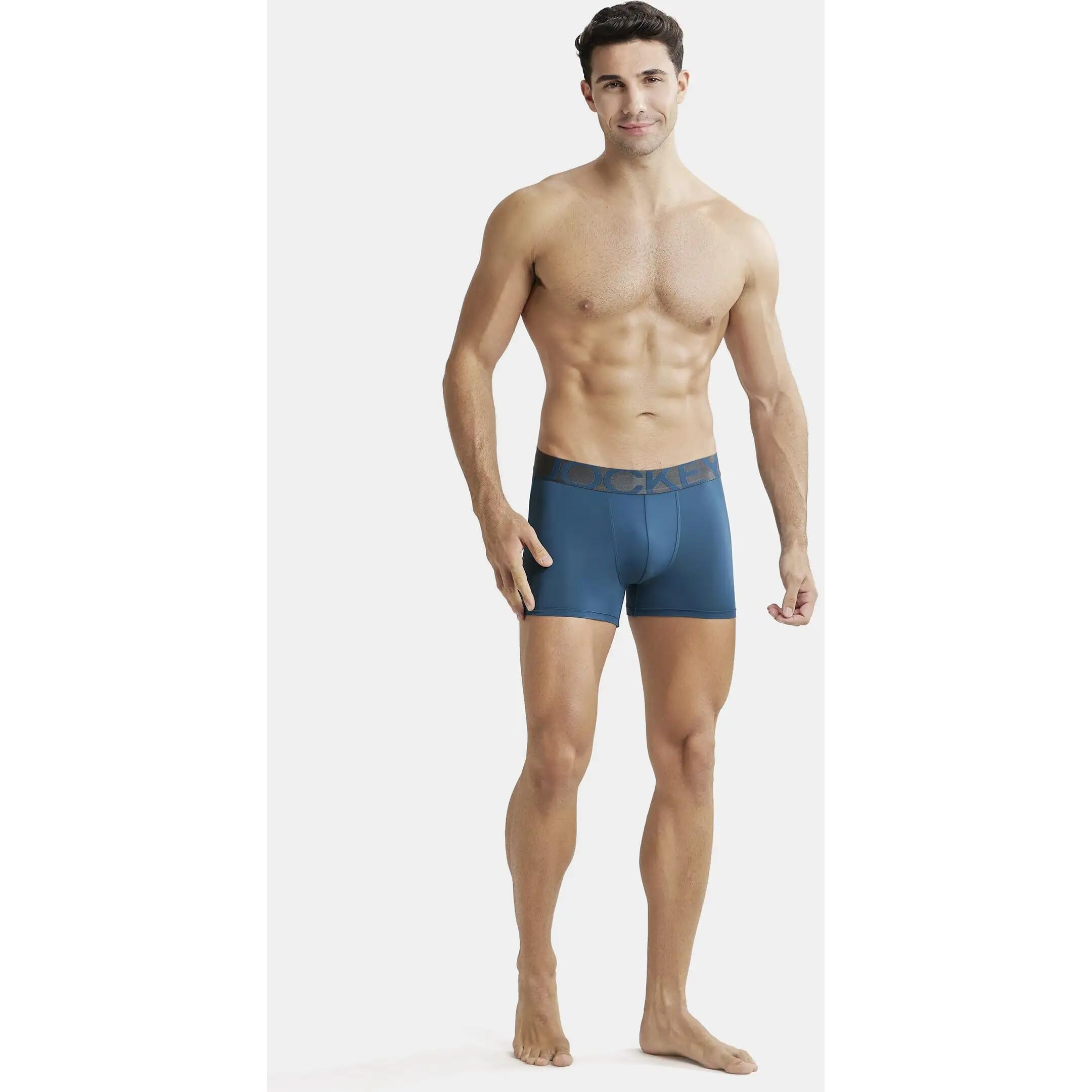 Jockey Men's Cotton Trunks (Pack of 1) (IC28_Legion Blue_Medium_Legion Blue_M)