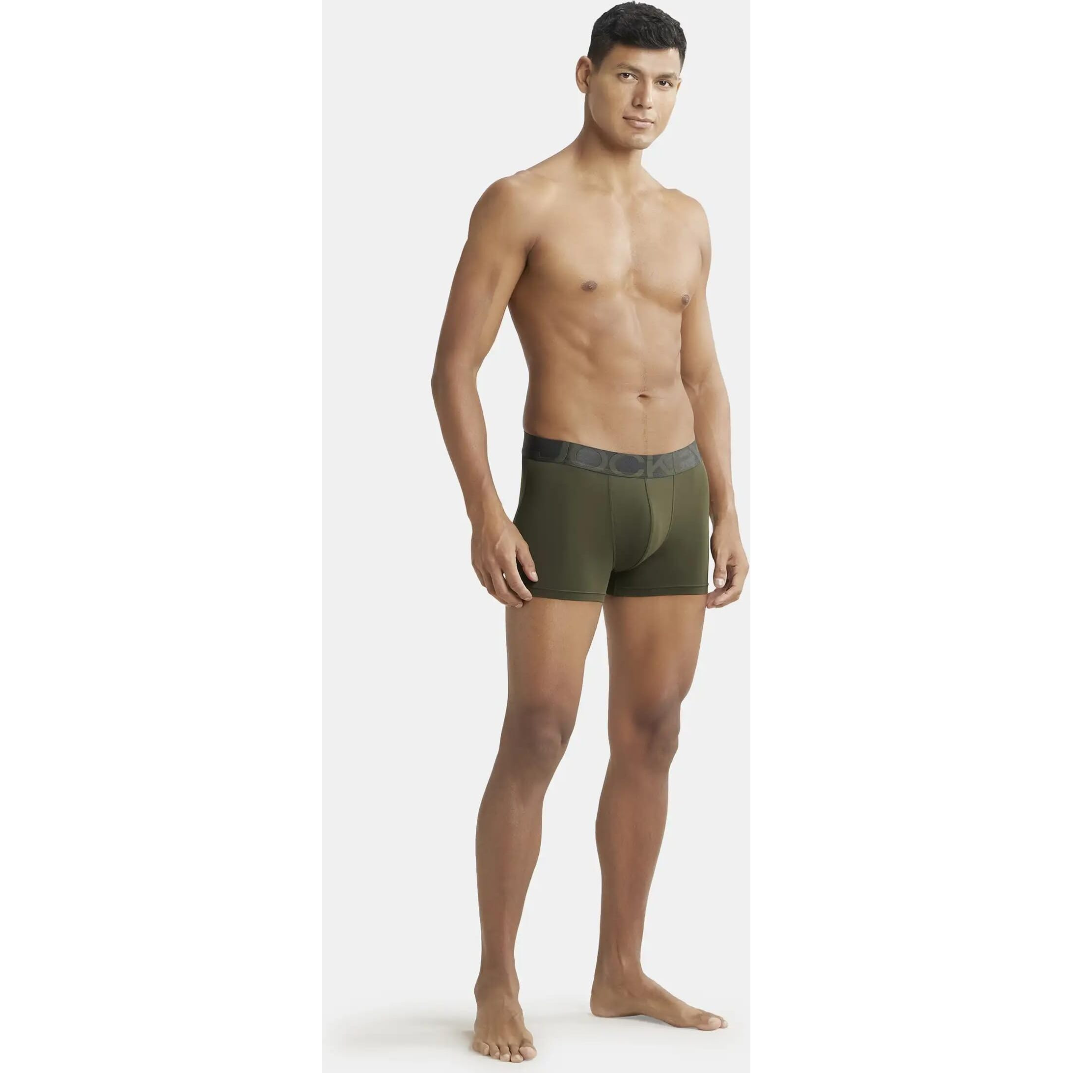 Jockey Men's Cotton Trunks (Pack of 1) (IC28_Forest Night_Medium_Green_M)